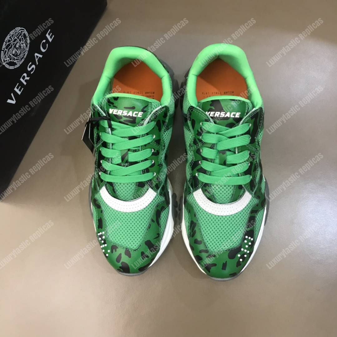 Versace Squalo Sneakers Green