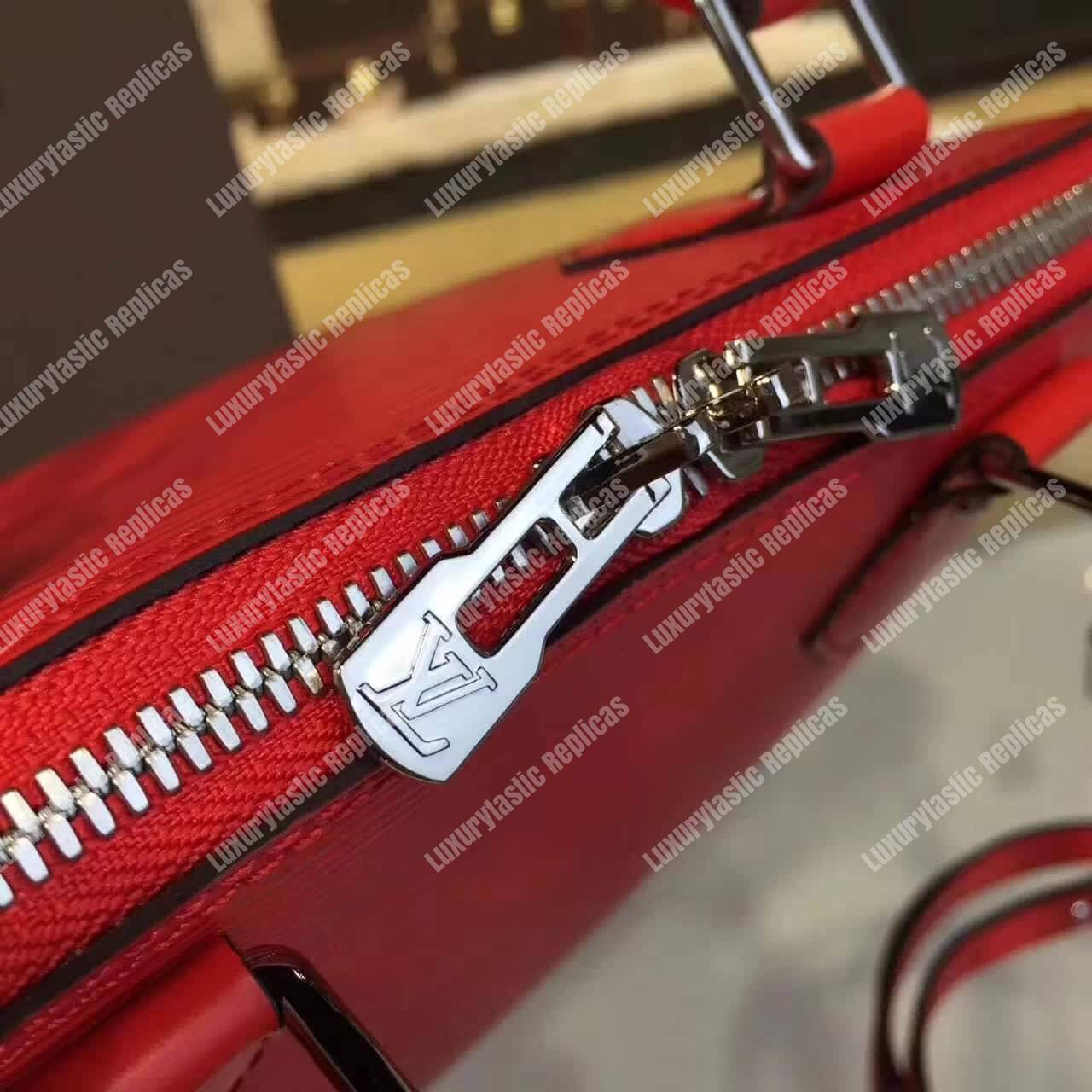 LV Alma PM Epi Leather Coquelicot