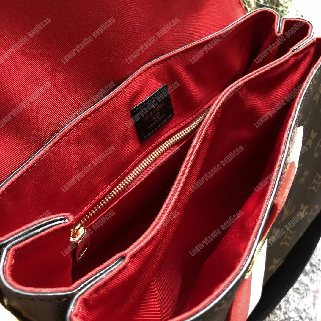 LV Georges MM Monogram Coquelicot Peche