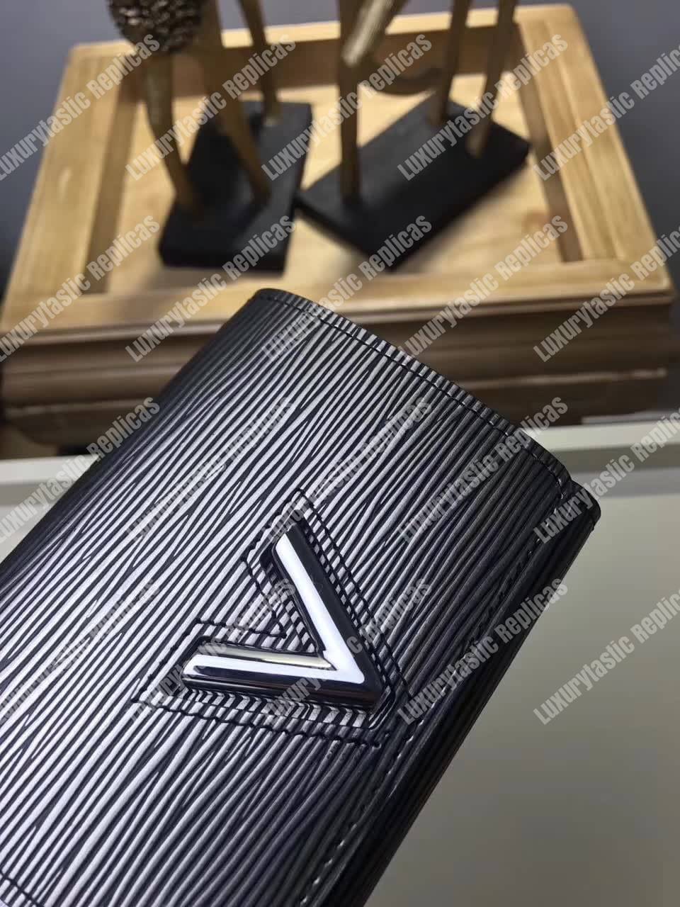 LV Twist Compact Wallet Epi Leather