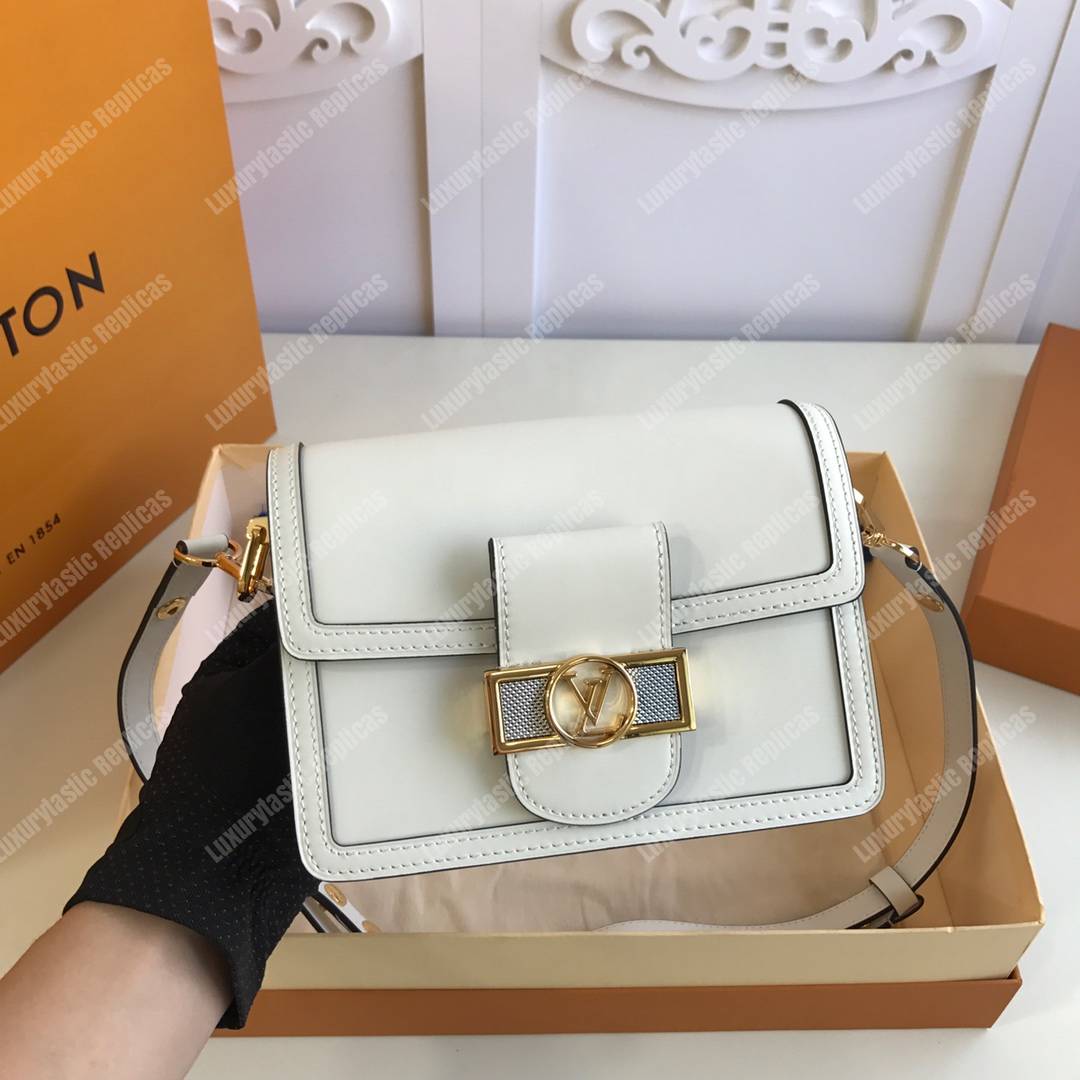 LV Dauphine MM White