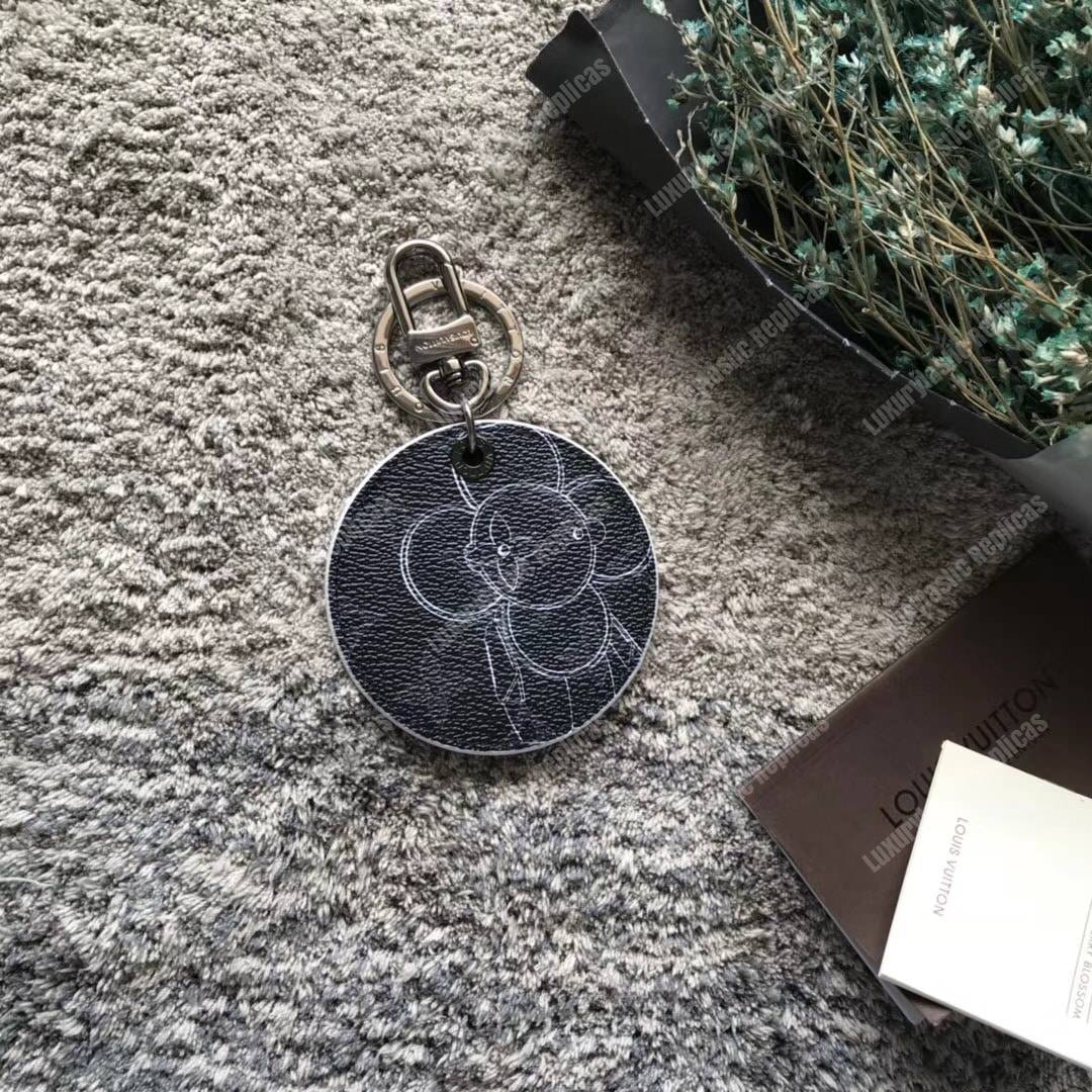 LV Monogram Vivienne Illustre Bag Charm and Key Holder
