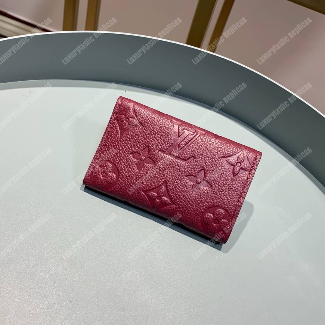 LV 6 KEY HOLDER Monogram Empreinte leather Aurore