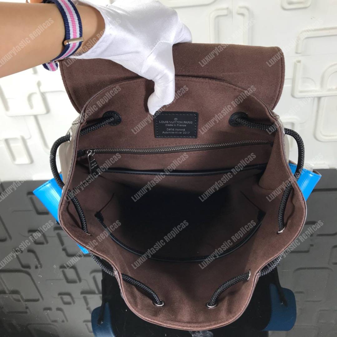 LV Christopher Backpack Epi Leather Monogram Canvas