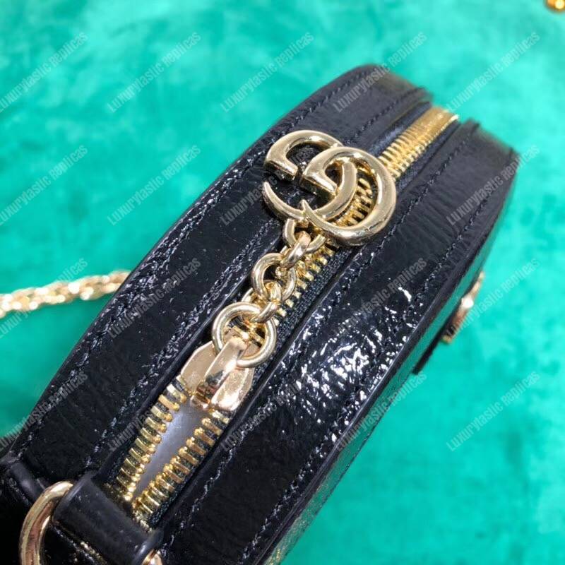 G*u*i ophidia mini round shoulder bag red