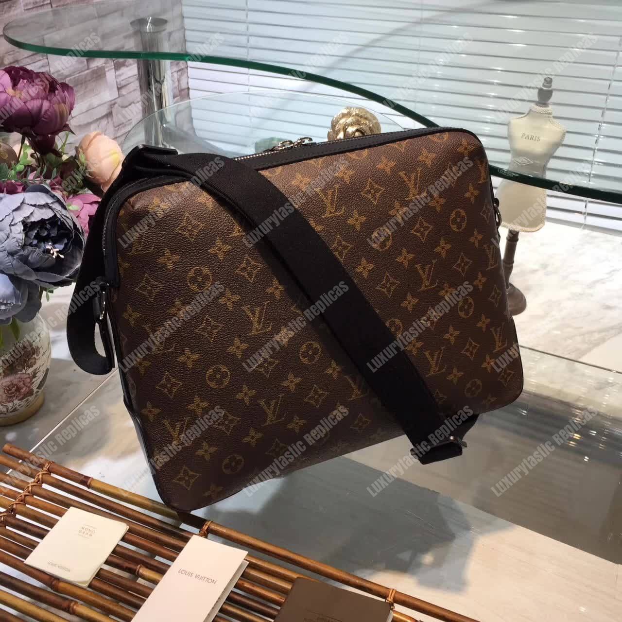 LV Torres Shoulder Bag Monogram Macassar