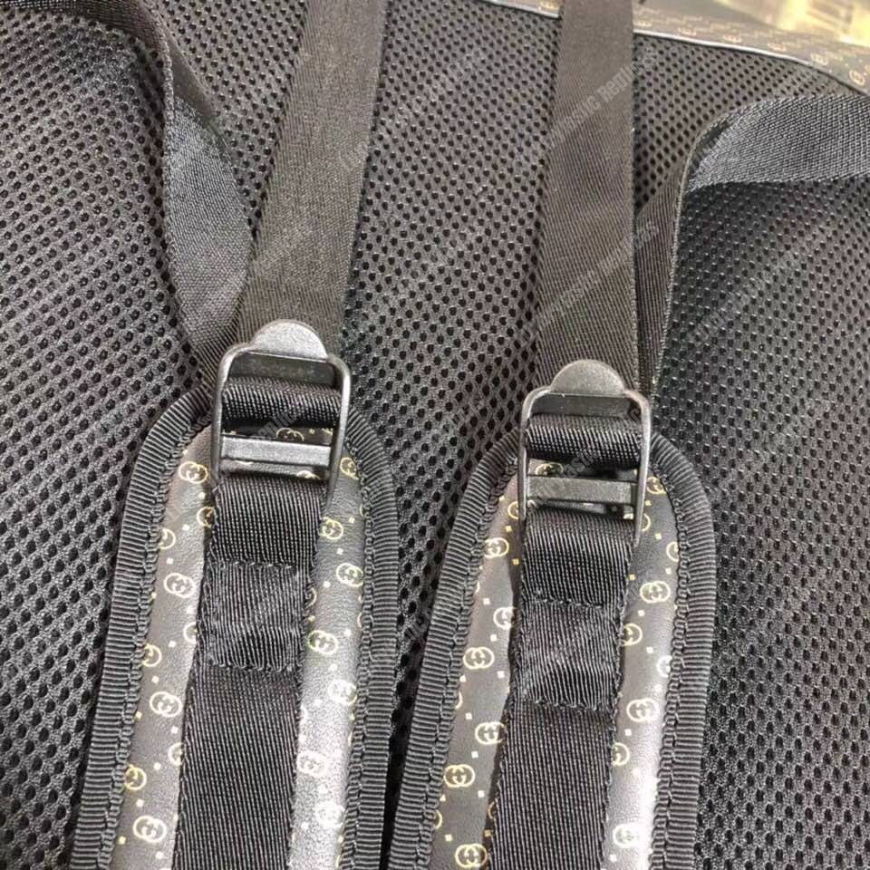 G*u*i dapper dan backpack with gold gg pattern