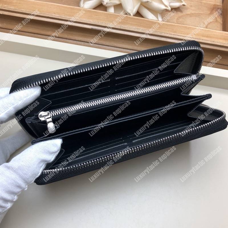 LV Special Edition Zippy Wallet Epi Leather Black