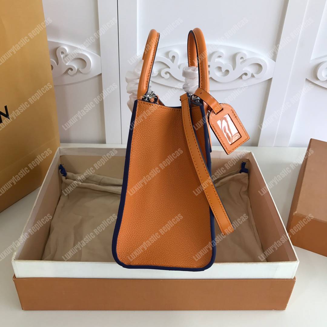 LV City Steamer PM Amaretto Orange/Iris Blue