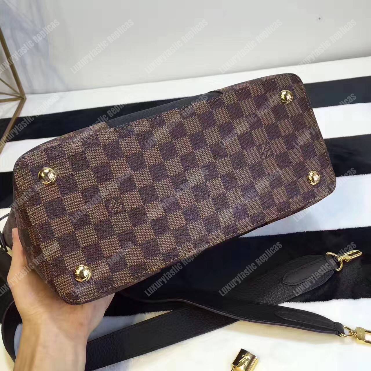 LV Jersey Damier Ebene Noir