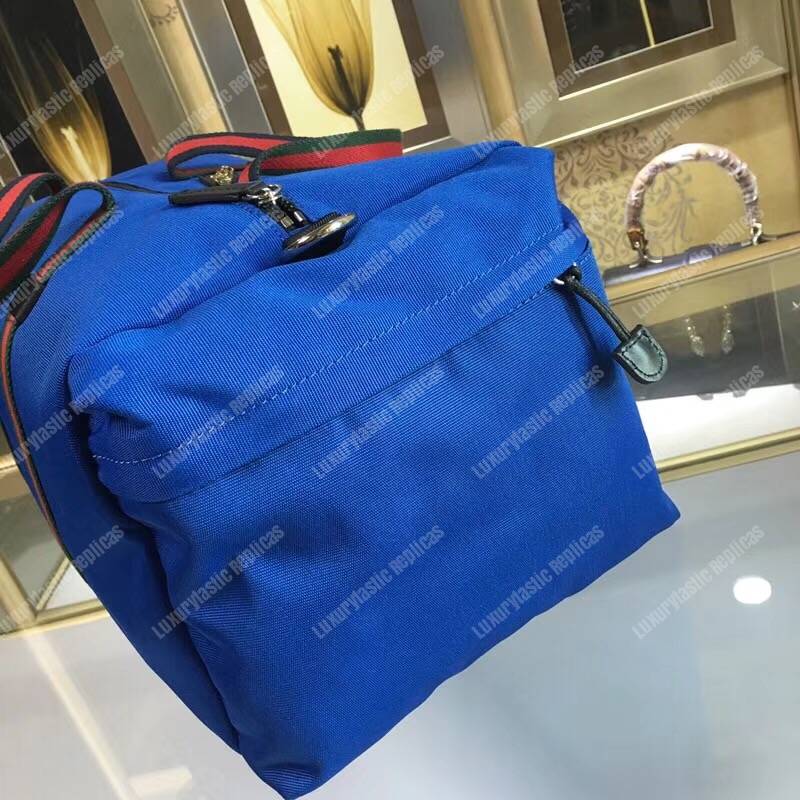G*u*i technical canvas duffle blue