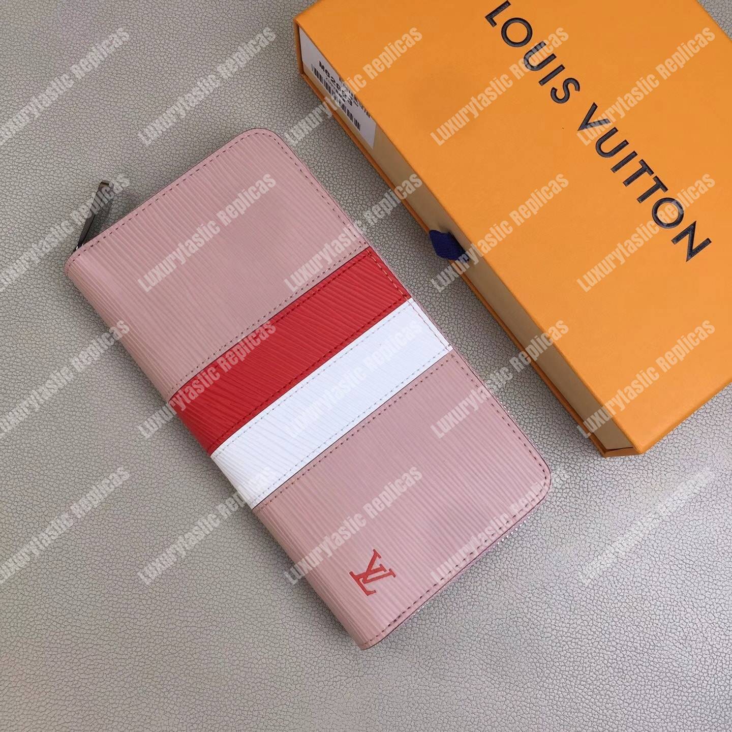 LV Zippy Wallet Epi Leather special edition Rose Ballerine