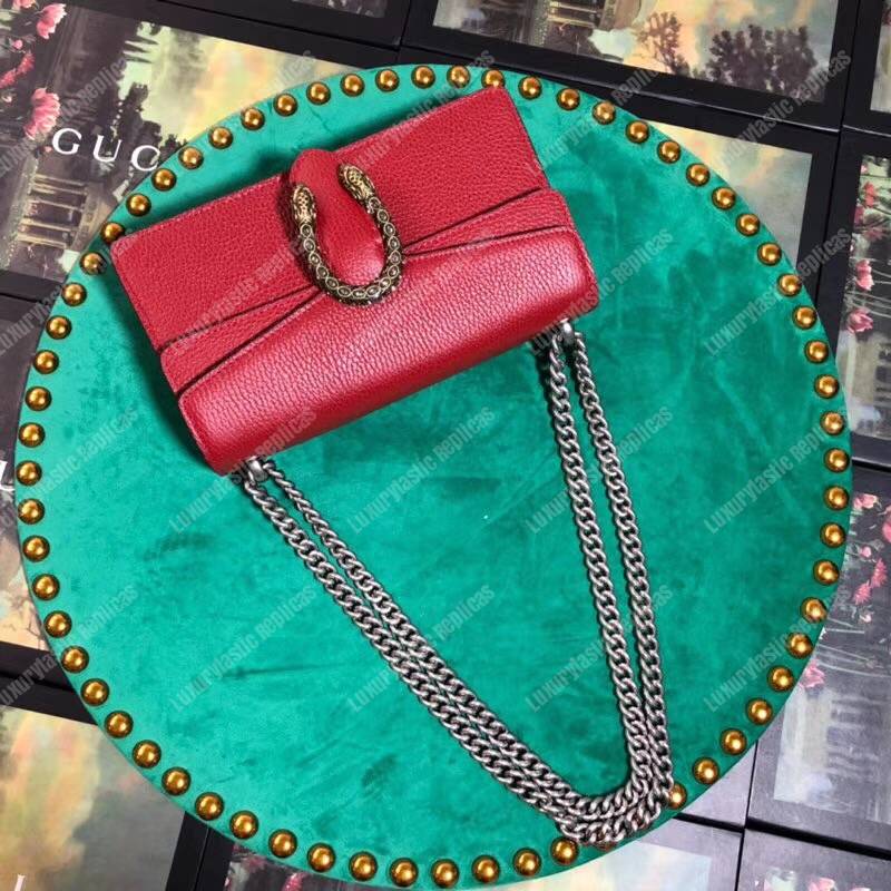 G*u*i dionysus leather small bag red