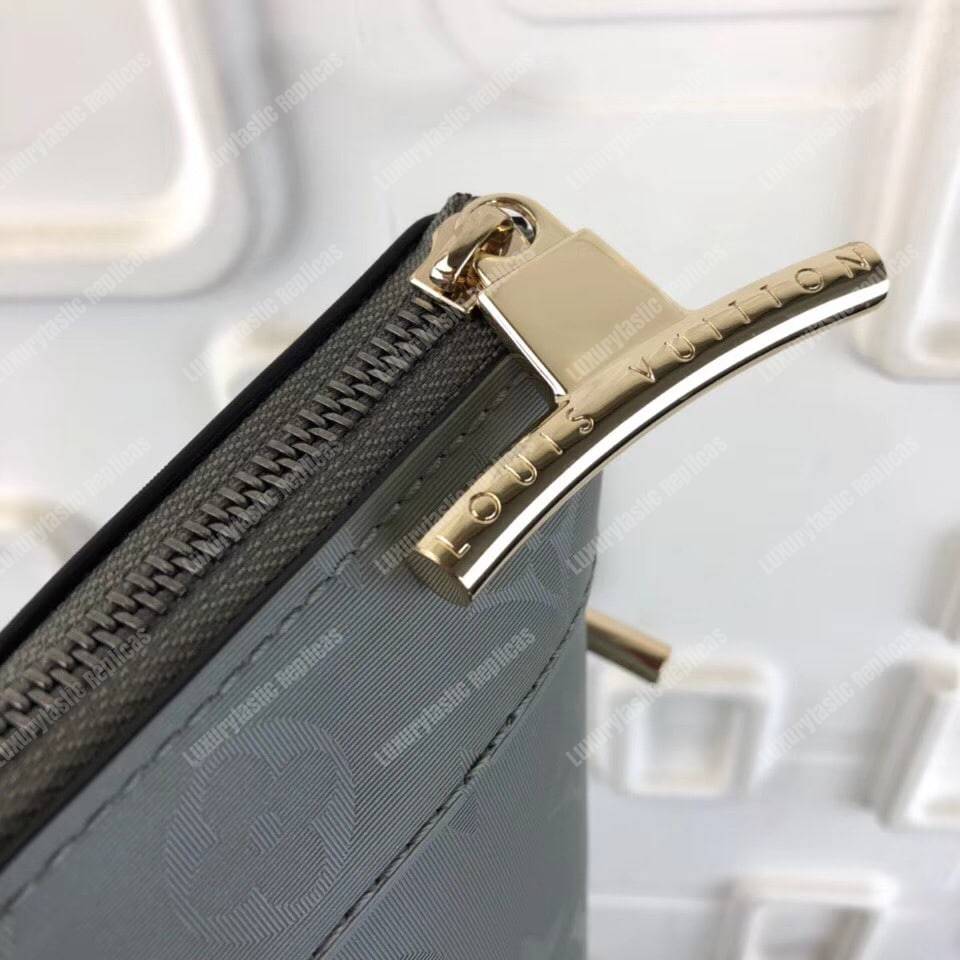 LV Zipped Tote Monogram Titanium