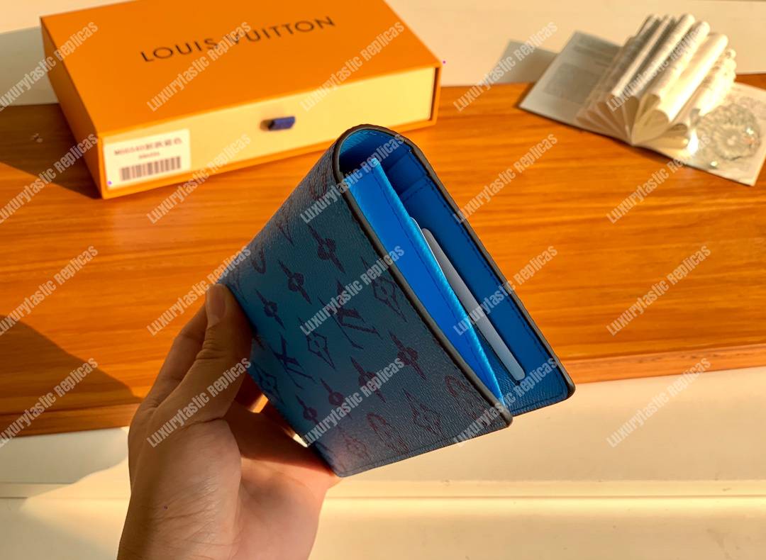 LV Brazza Wallet Blue