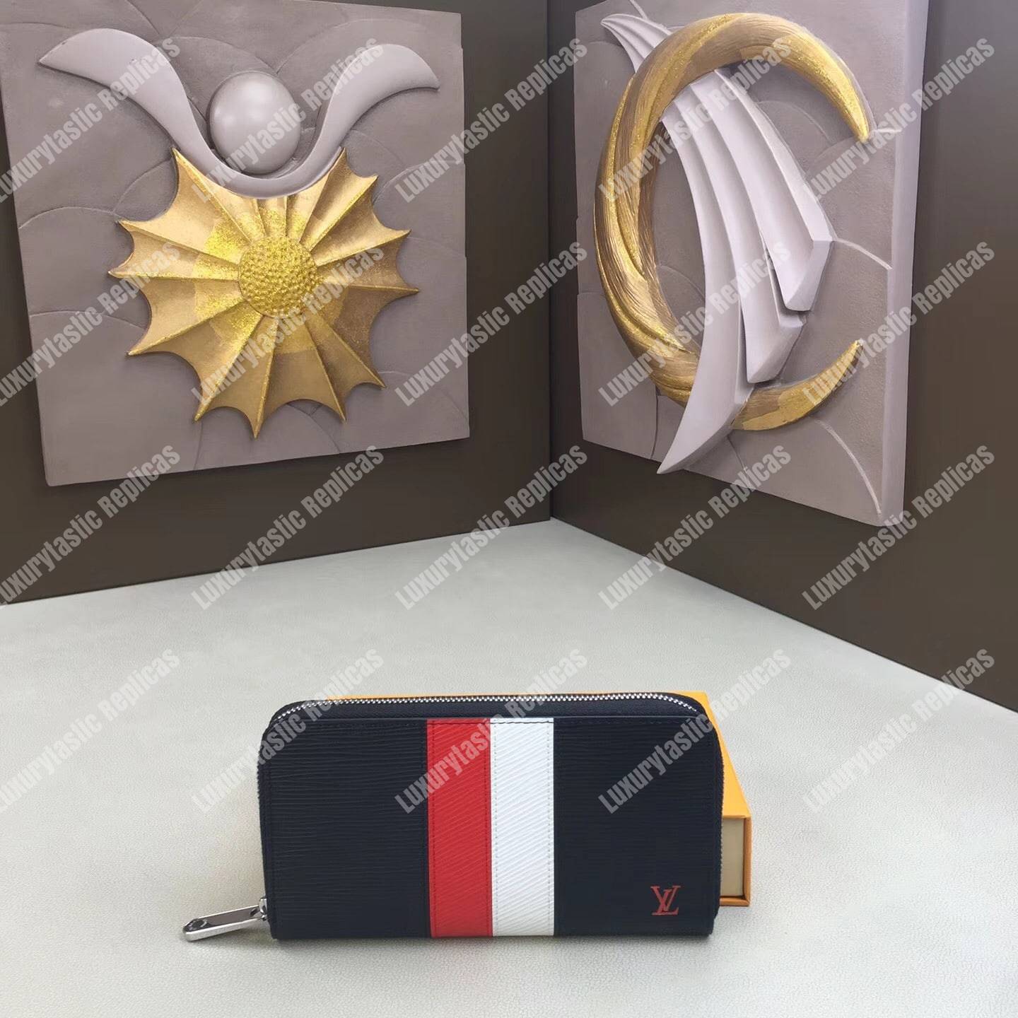 LV Zippy Wallet Epi Stripes special edition Noir