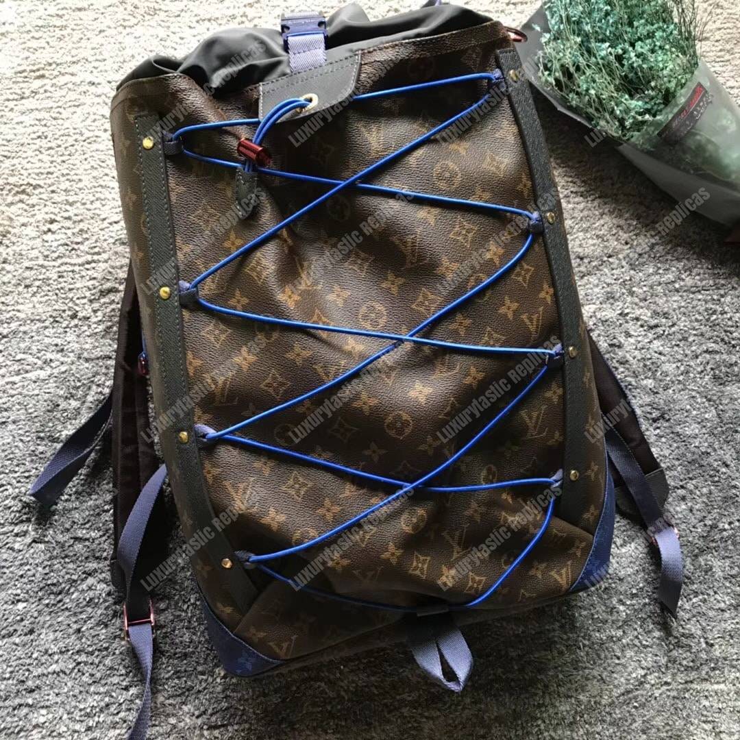 LV Backpack 2 Monogram Canvas Brown
