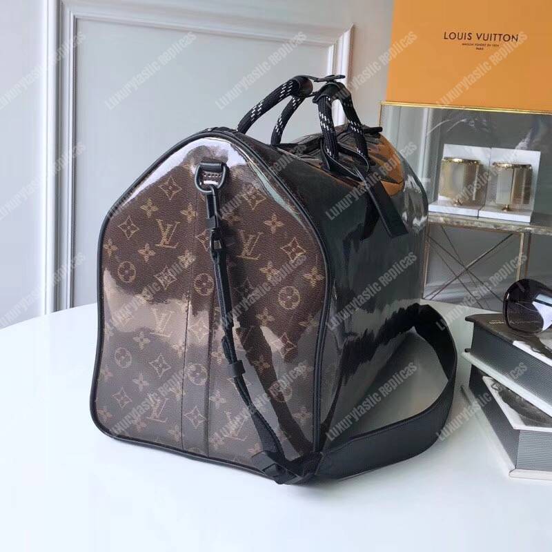 LV Keepall Bandouliere 50 Monogram Glaze