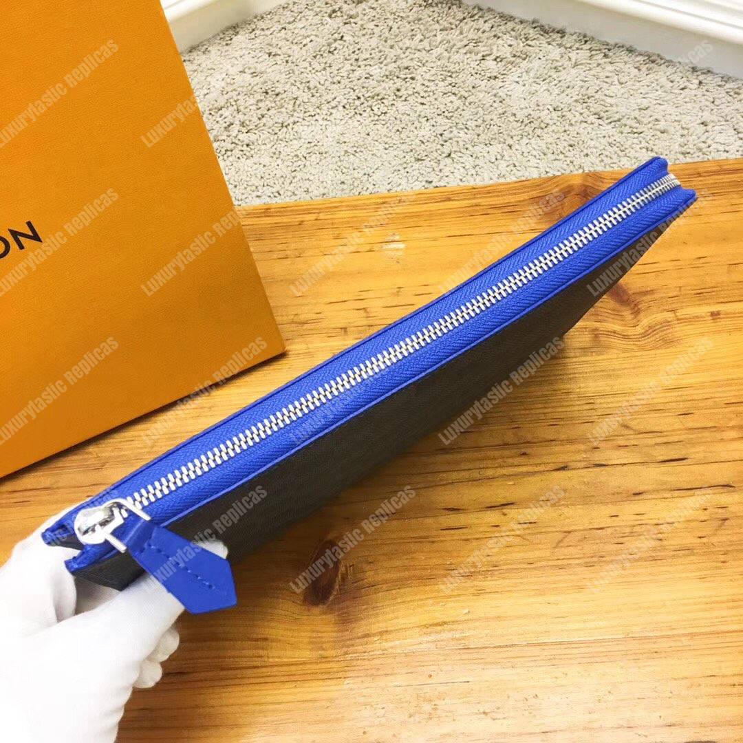 LV Pochette Jour PM Damier Graphite Blue