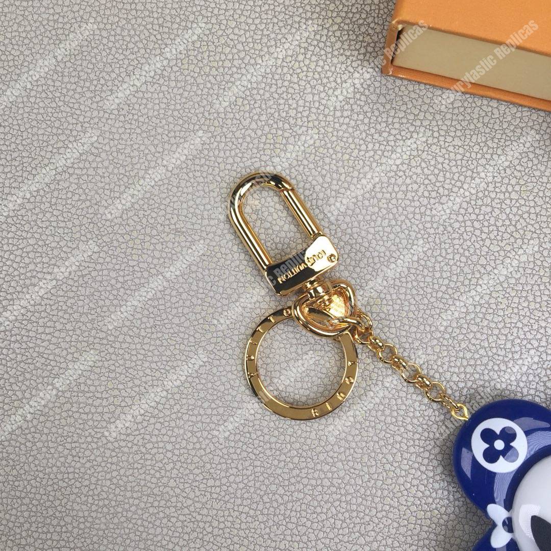 LV Vivienne Monogram Giant Bag Charm and Key Holder Blue
