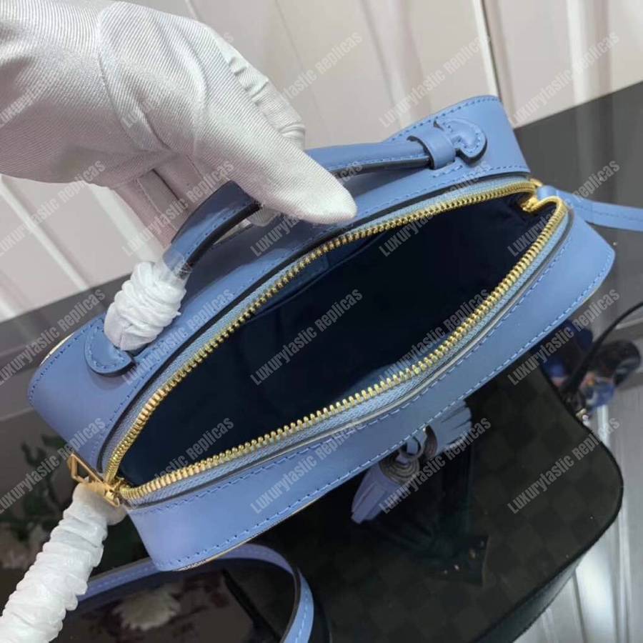 LV Saintonge Handbag Damier Azur Sky Blue