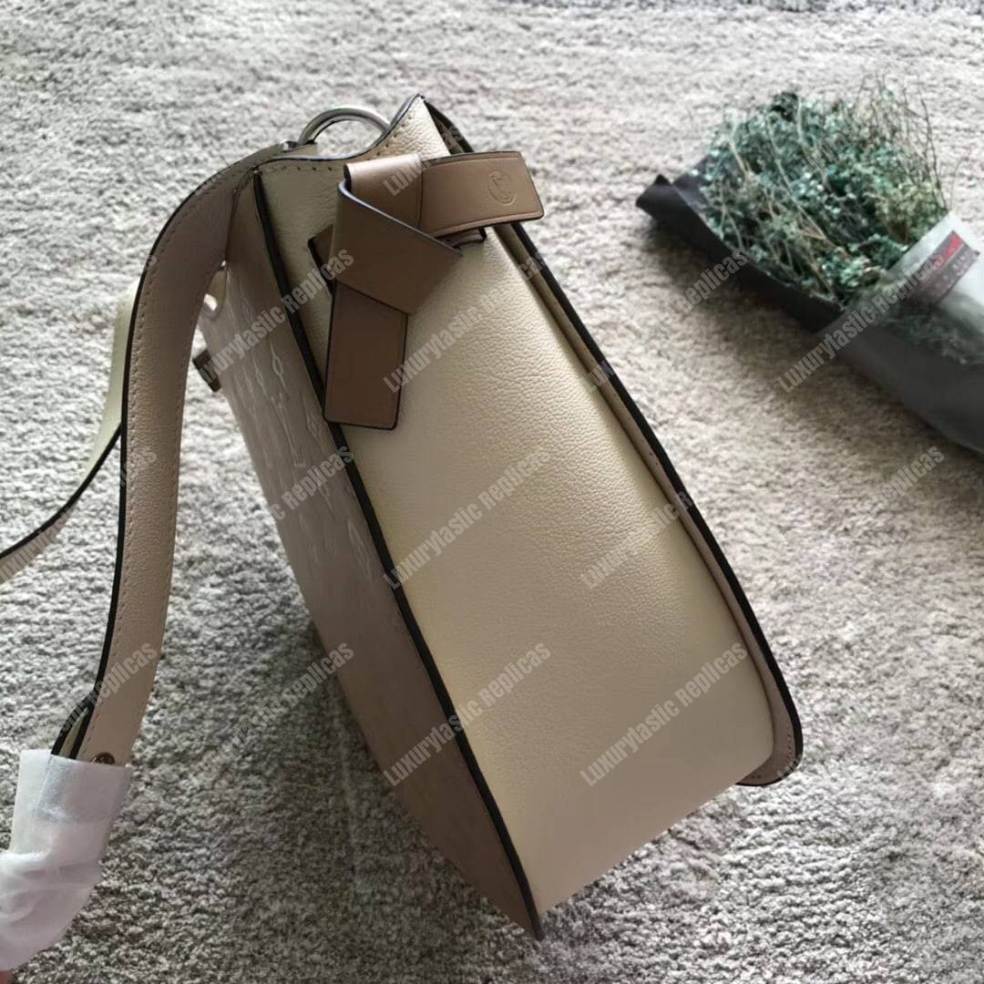 LV Very Hobo Very Leather Sesame Creme