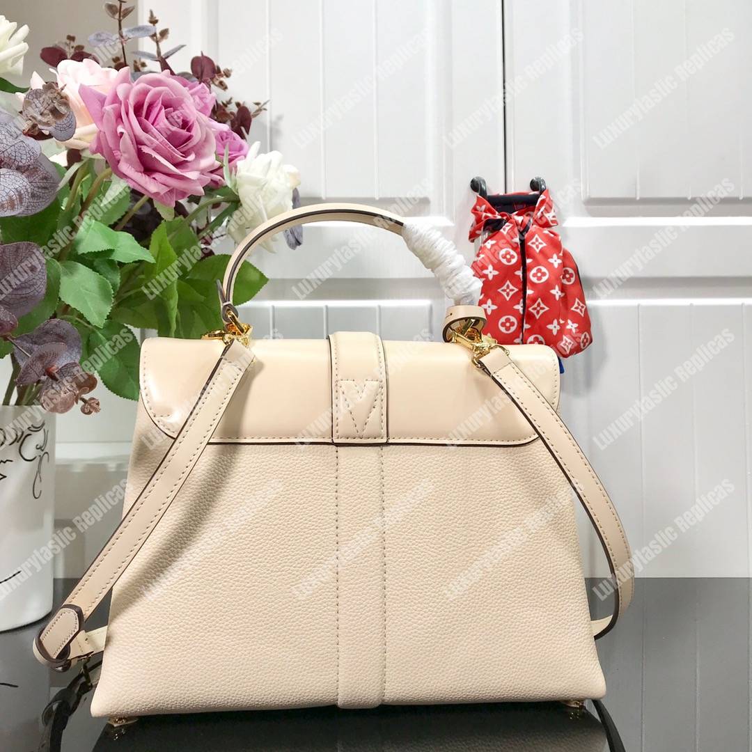 LV Rose Des Vents PM Creme Gold Padlock Handbag