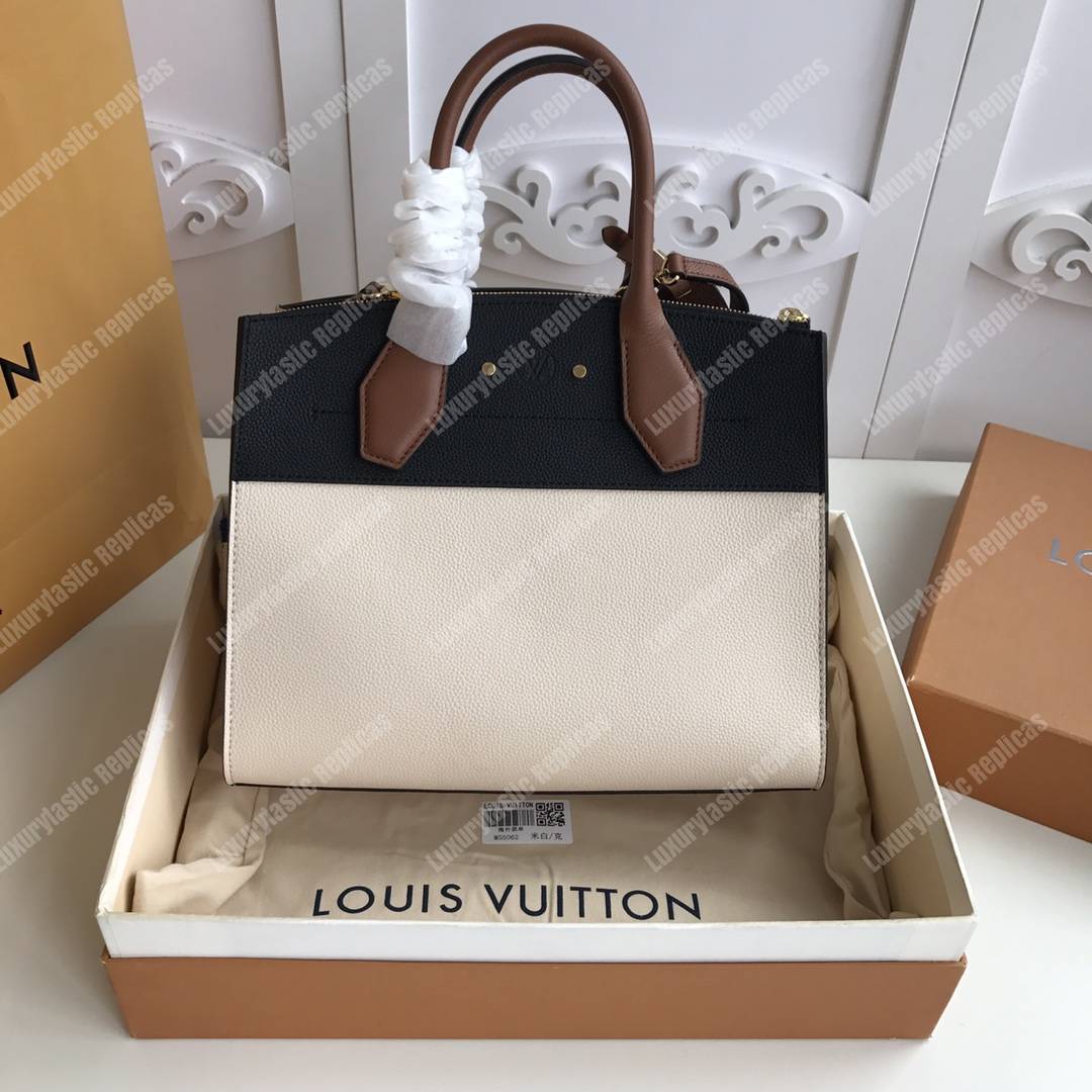 LV City Steamer MM Autres Cuirs Beige