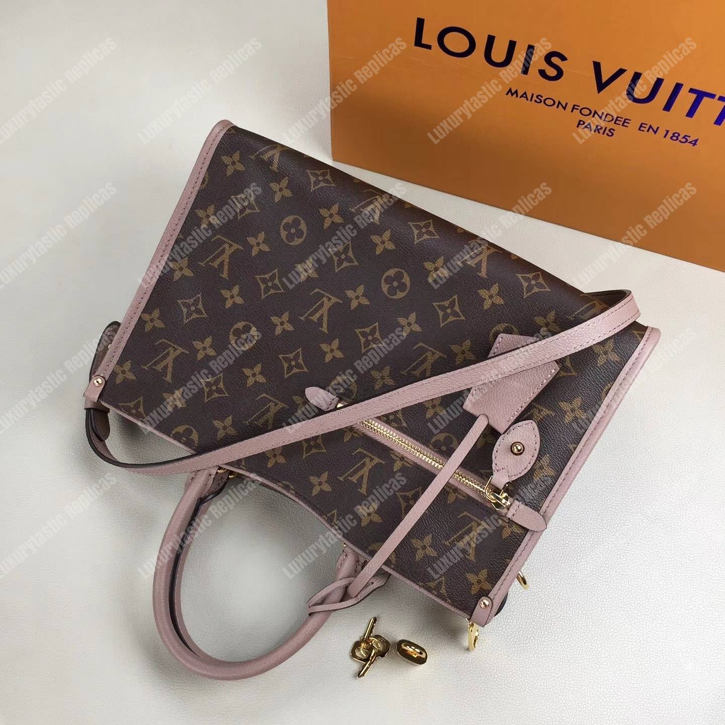 LV Popincourt PM Monogram Taupe Glace