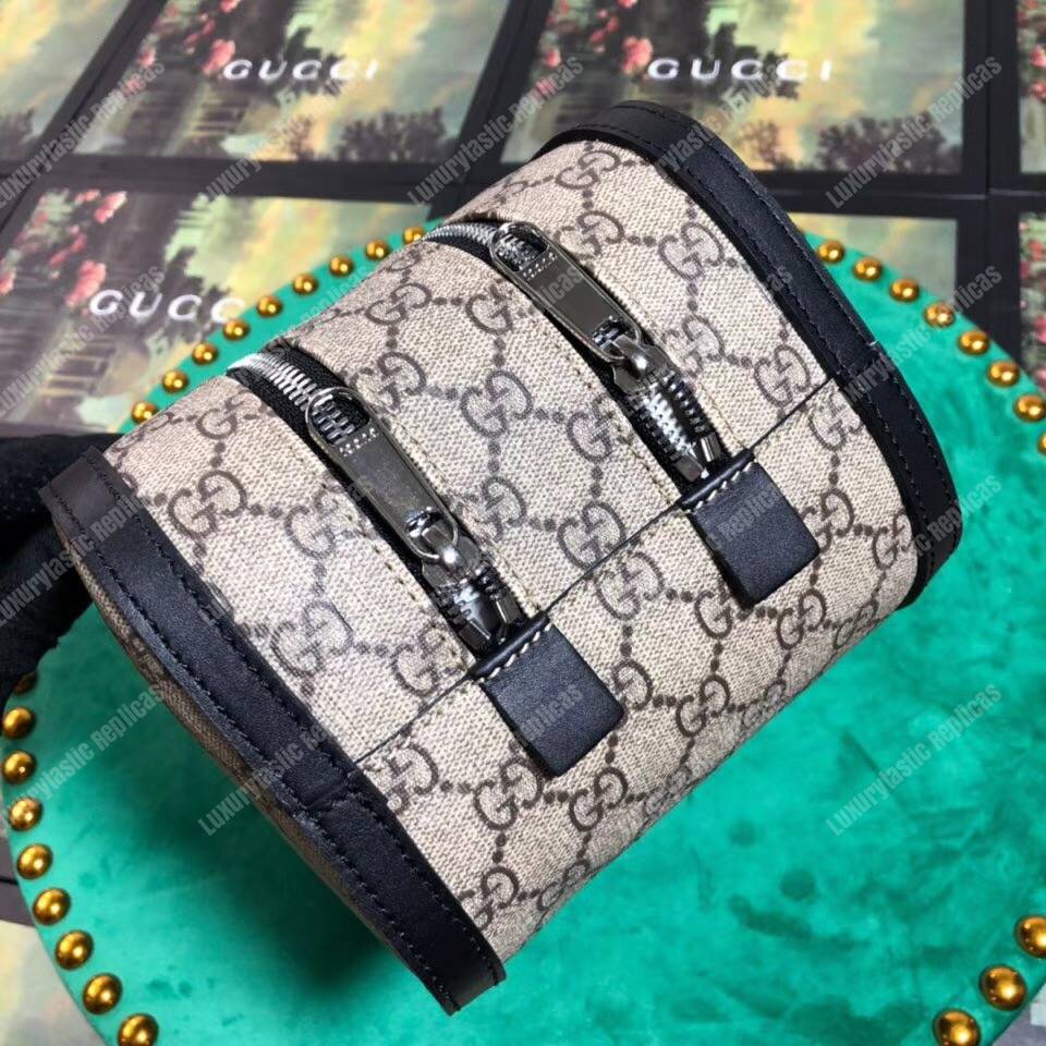 G*u*i gg sup*e toiletry case beige/ebony