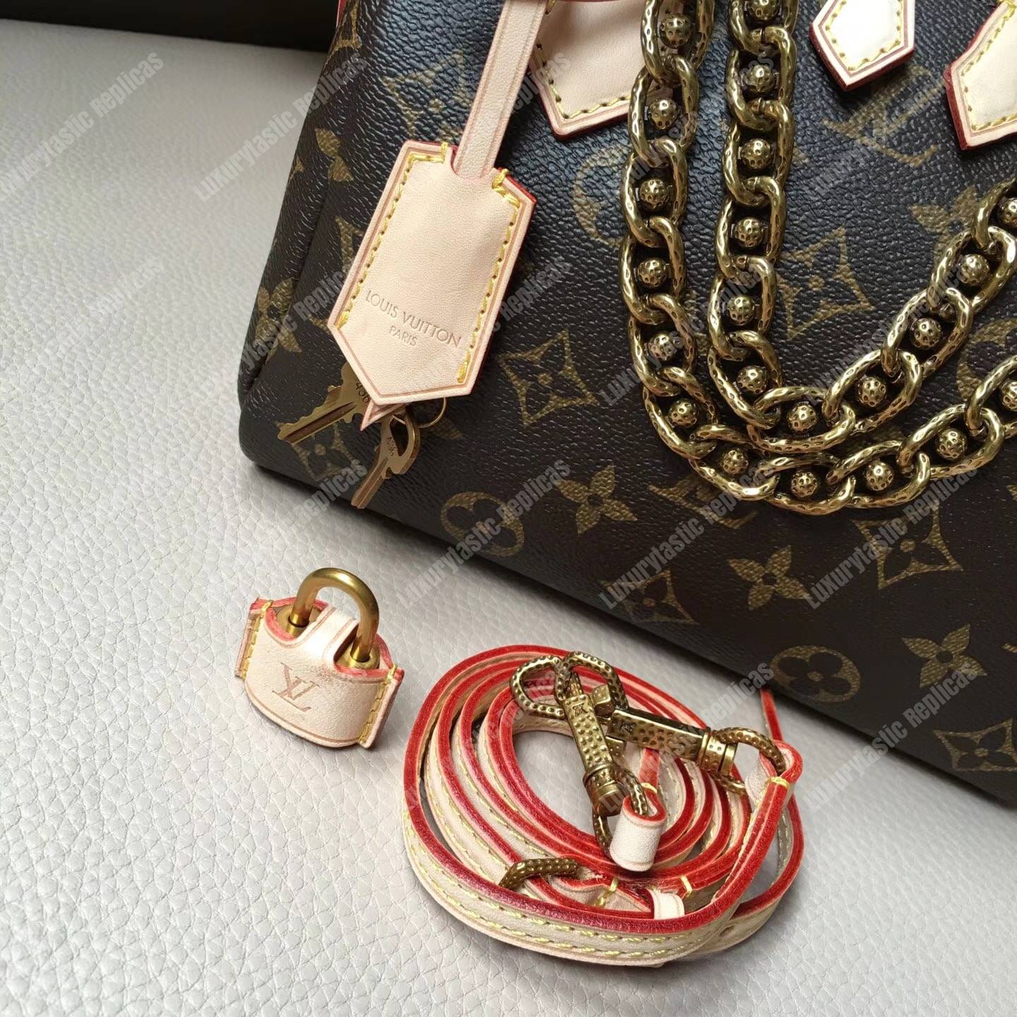 LV Speedy 20 Chain Tote Bag Monogram Canvas