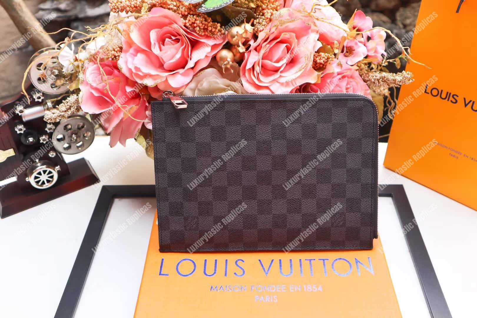 LV Pochette Jour PM Damier Graphite Canvas
