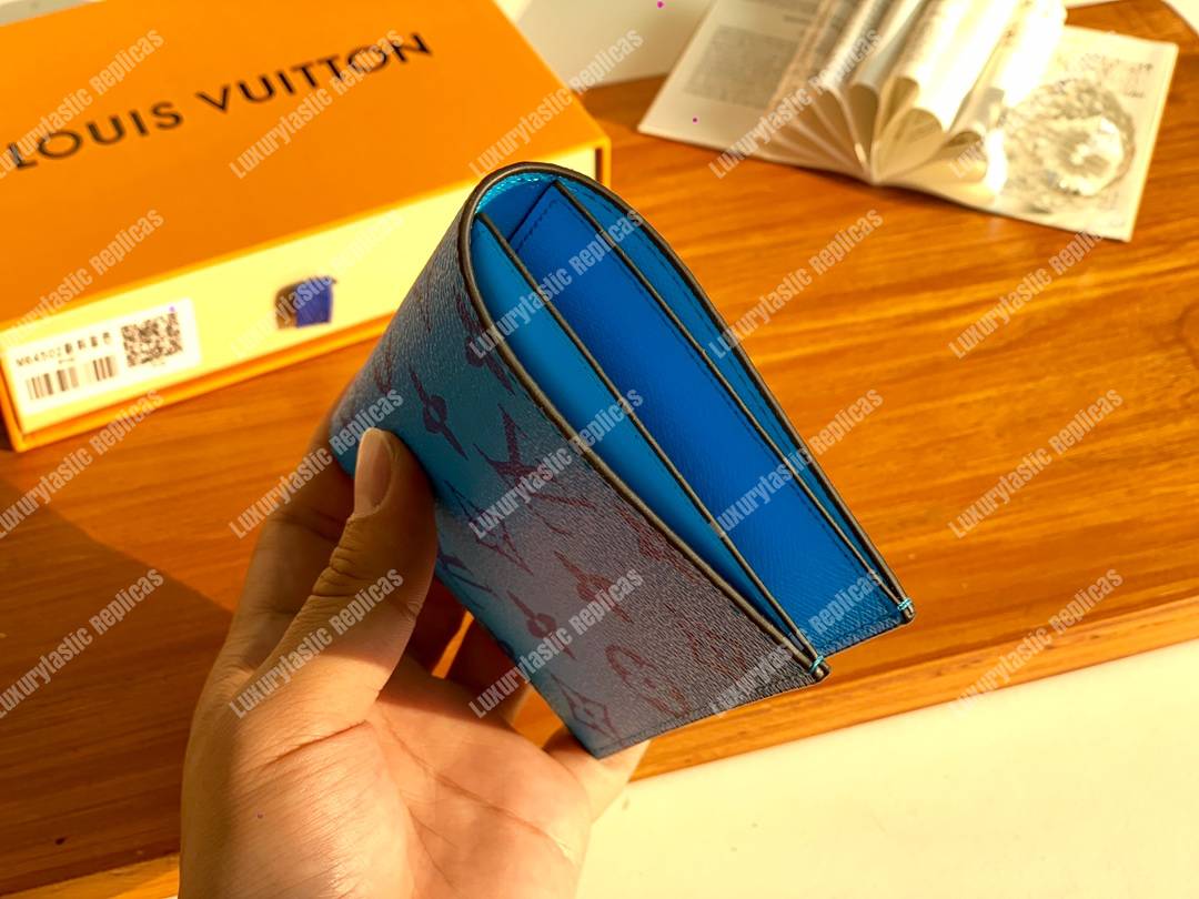 LV Passport Cover Blue