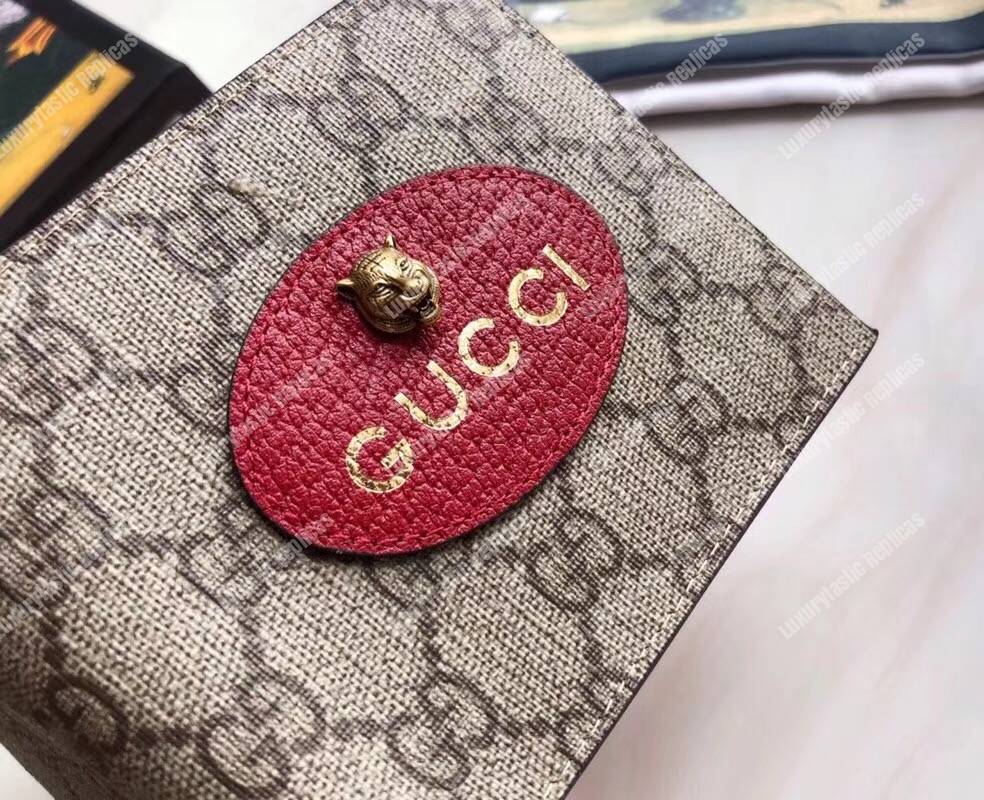 G*u*i neo vintage gg sup*e wallet red