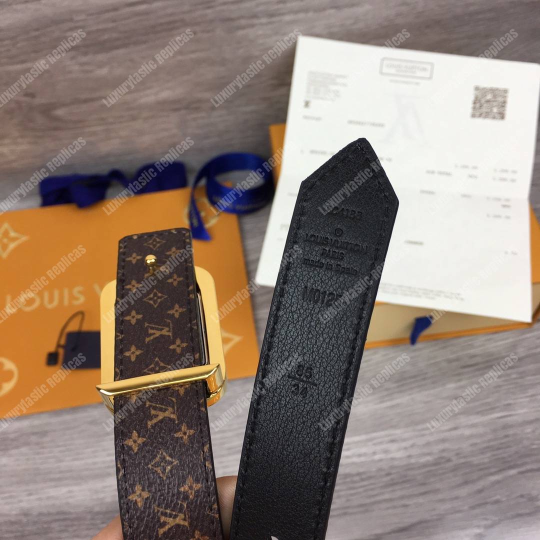LV Malletier 25mm Reversible Belt