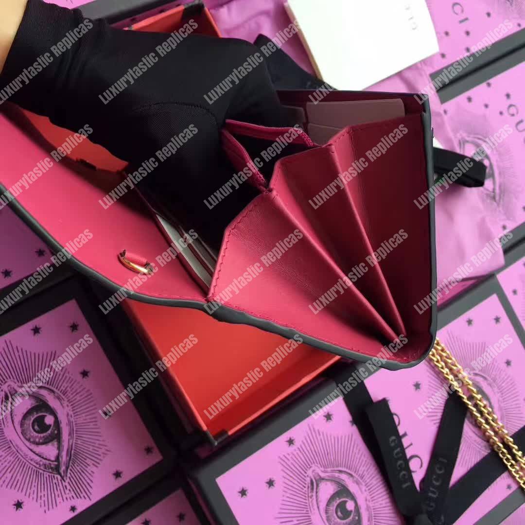 G*u*i gg padlock continental wallet beige/red