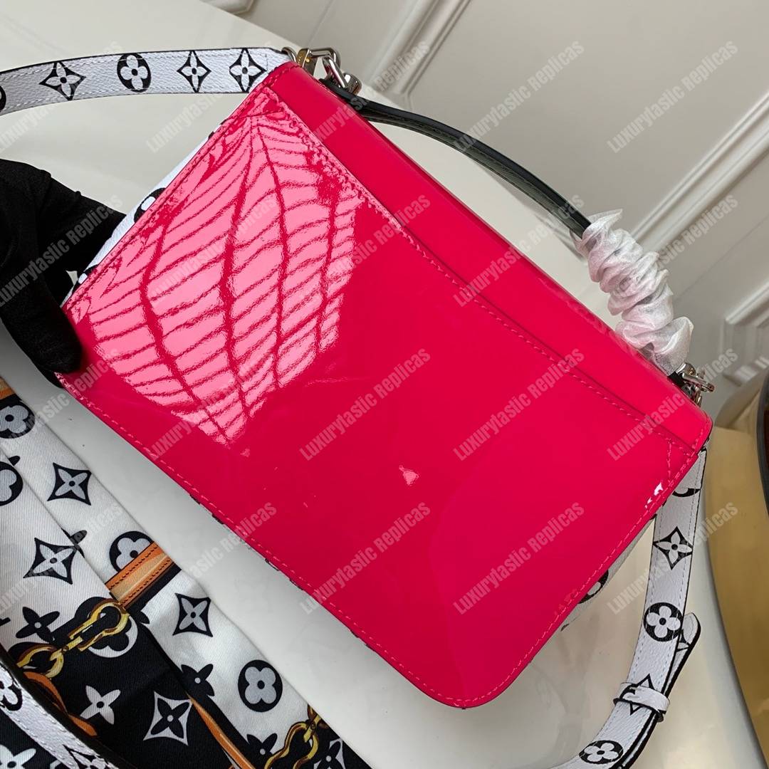 LV Cherrywood BB Smooth Patent Monogram Fuschia