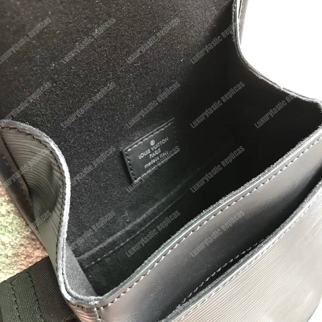 LV Messenger Bag Epi Leather Black 2017