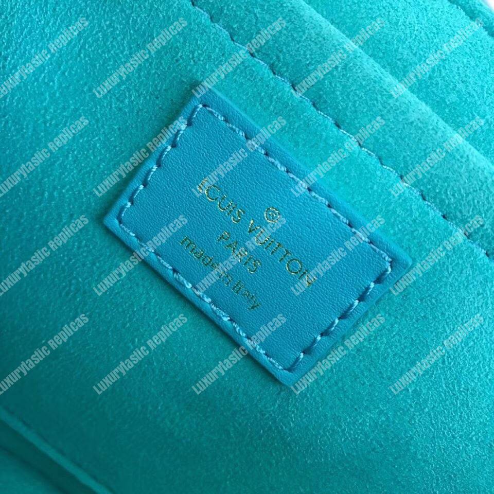 LV New Wave Chain Bag MM Malibu Green