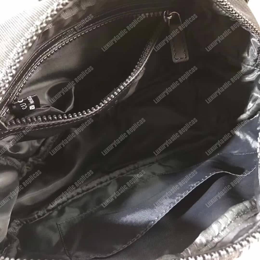 G*u*i embroidered tech pack belt bag tiger