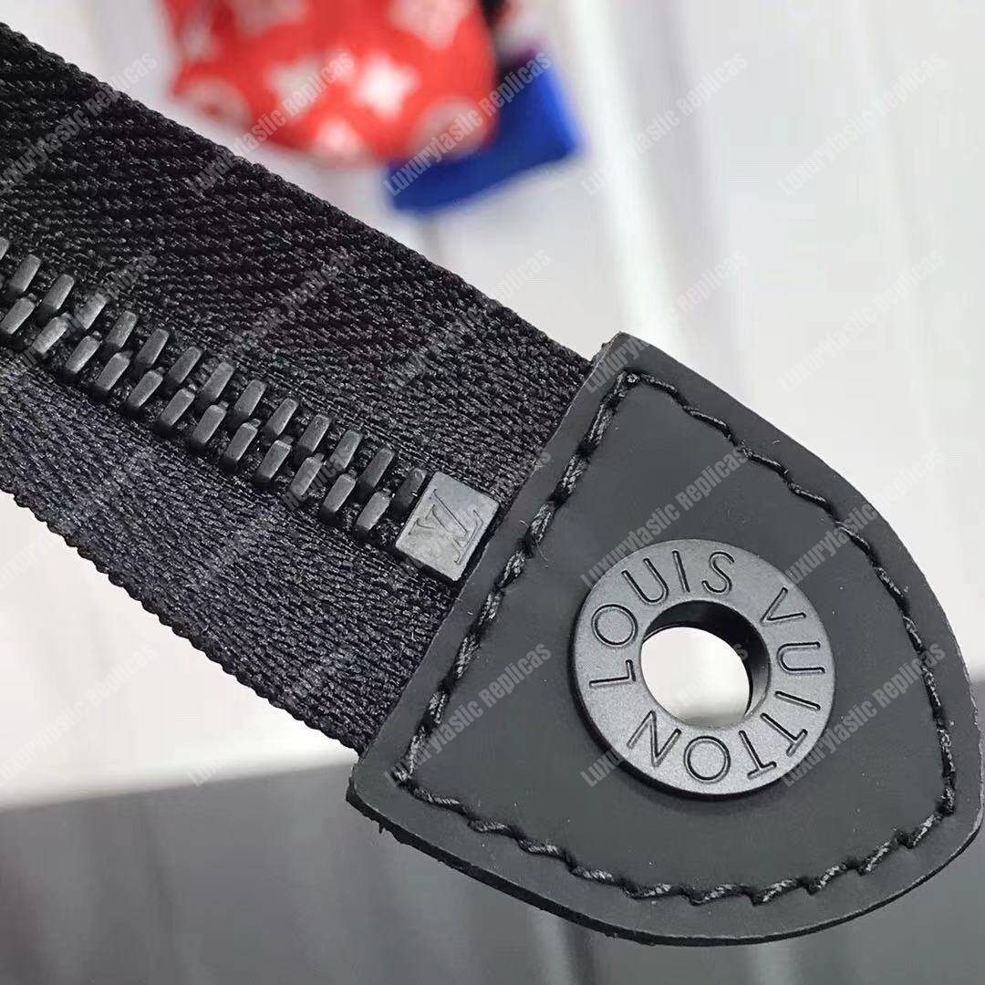 LV Abloh Pochette Voyage MM Taiga Leather