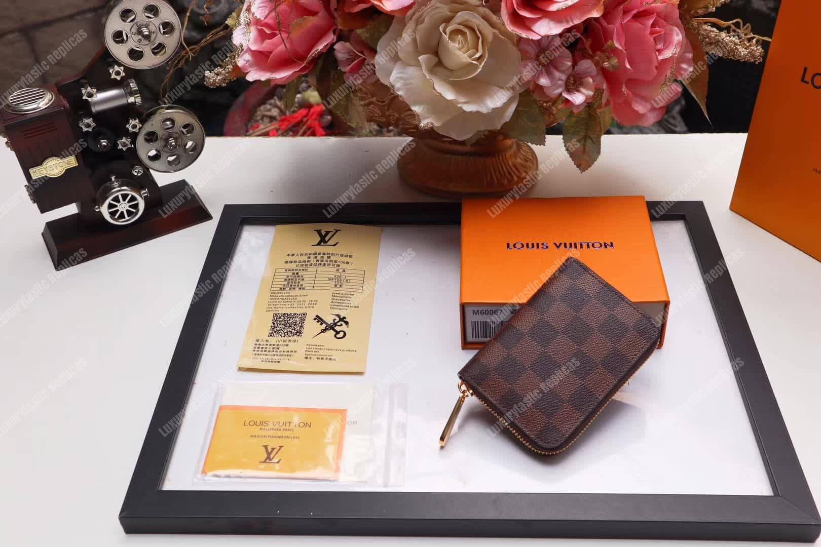 LV Zippy Coin Purse Damier Ebene