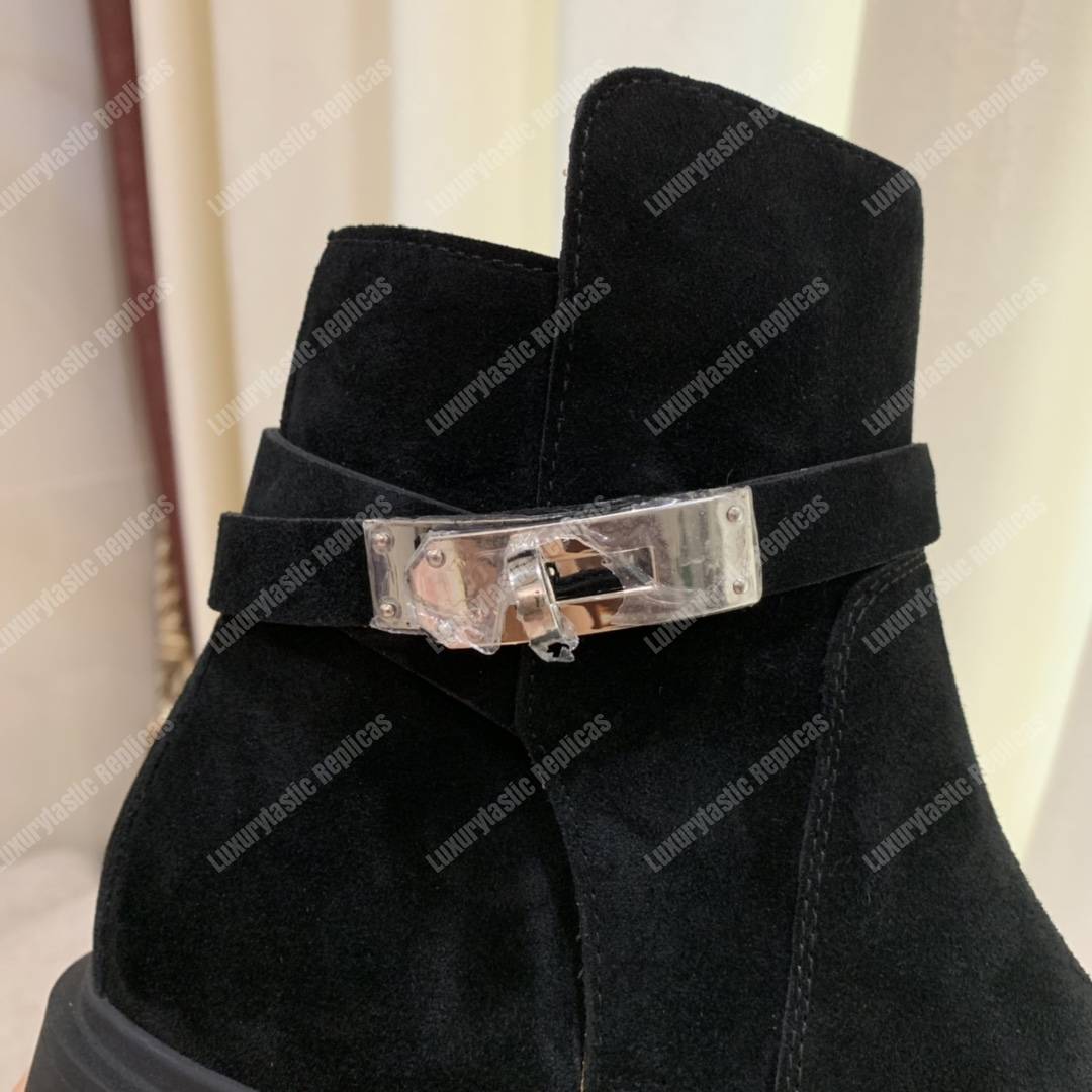 H**mes veo ankle boot black