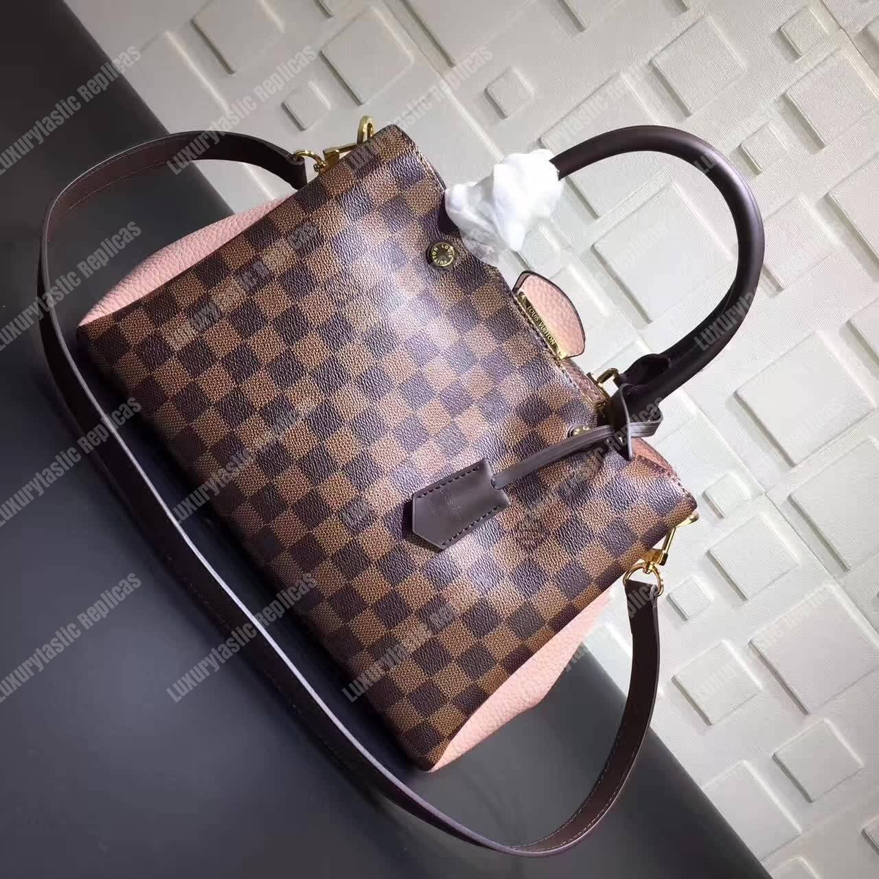 LV Brittany Damier Ebene Canvas Magnolia
