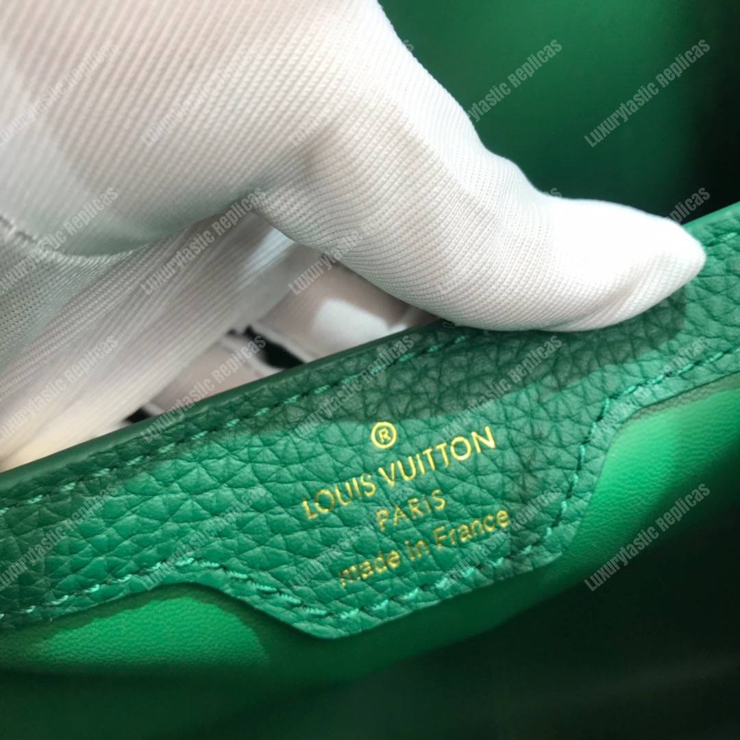 LV Capucines BB Taurillon Python Lauxor