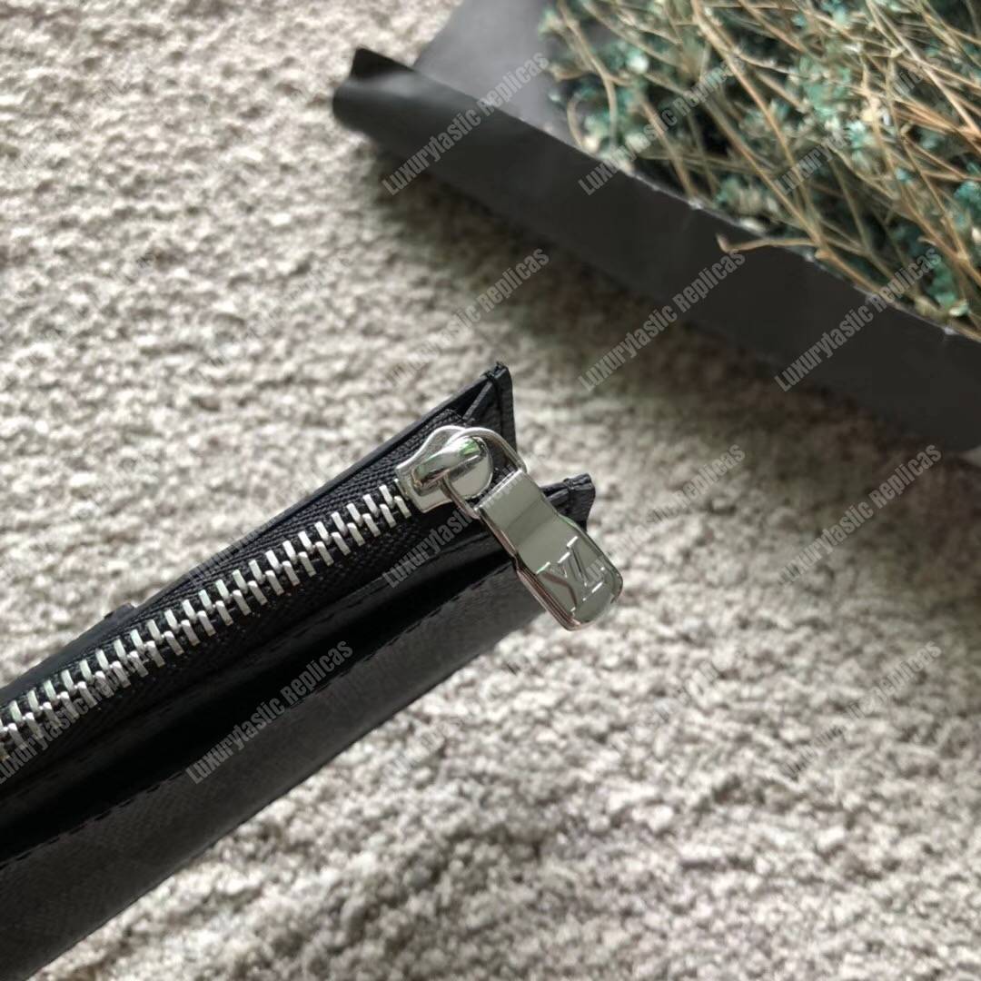 LV Coin Card Holder Damier Graphite Canvas