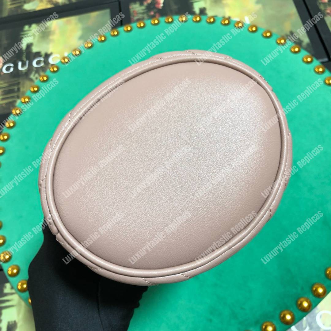 G*u*i gg marmont mini bucket bag grey