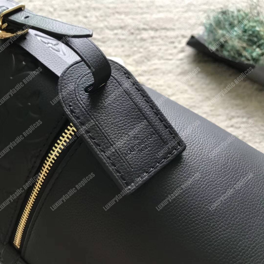 LV Melie Designer Monogram Leather Noir