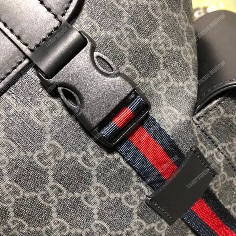 G*u*i soft gg sup*e backpack blue and red web stripe
