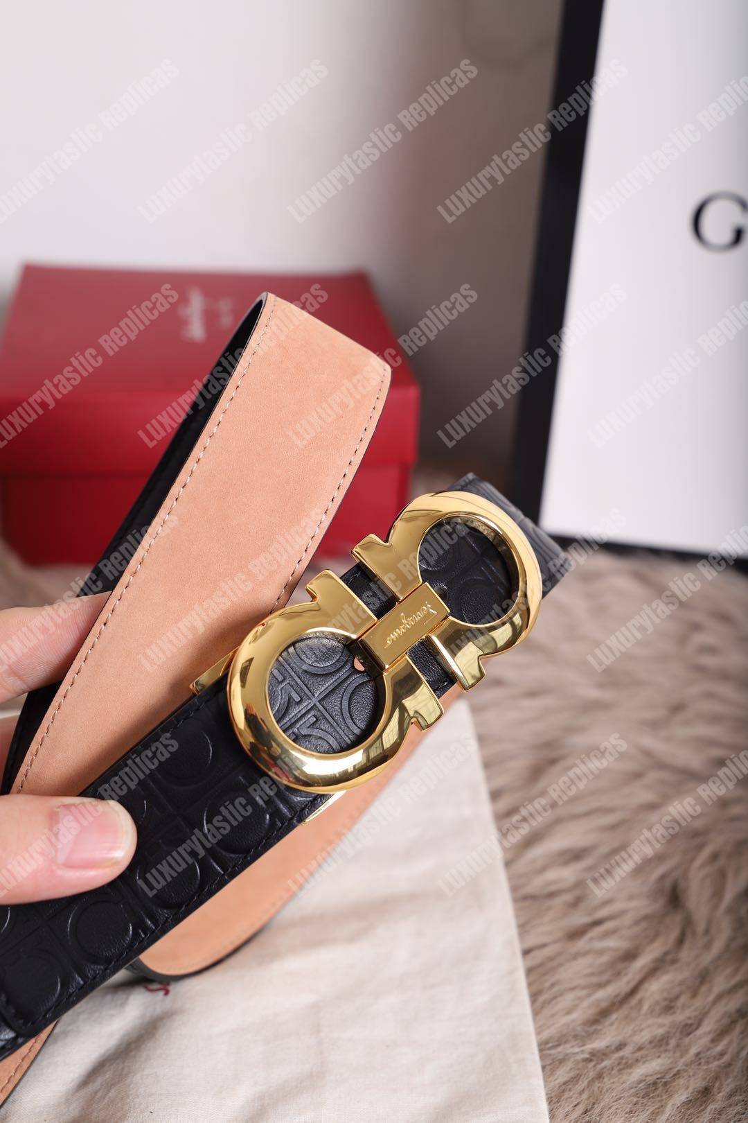 Salvatore Ferragamo Adjustable Gancini Belt